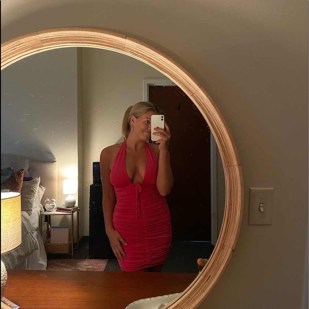 Hello Molly Hot Pink Mini Dress!